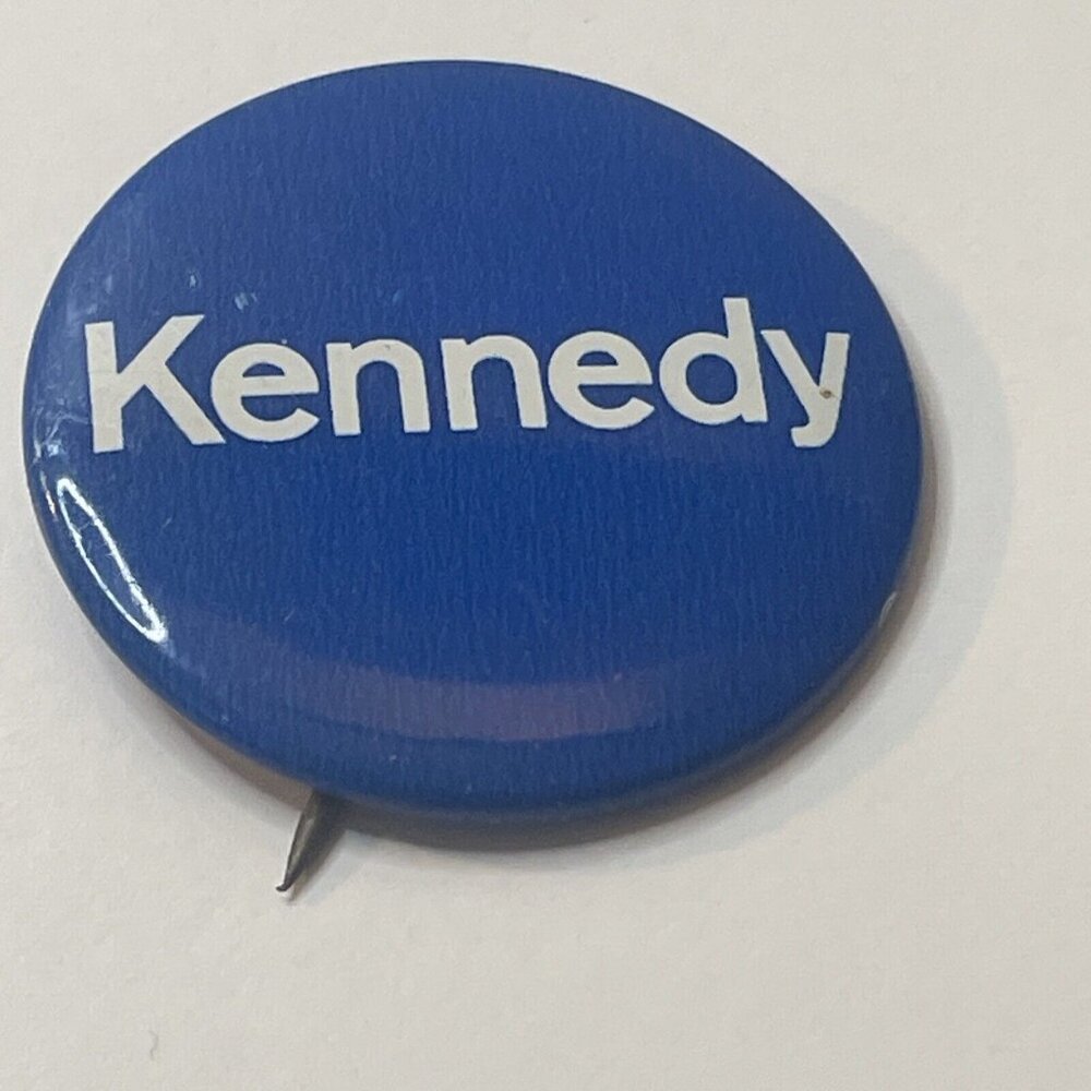 1960s ROBERT KENNEDY BOBBY RFK campaign pin pinback button political Blue